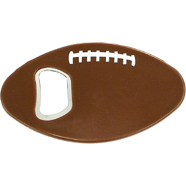 Football shape magnetic bottle opener