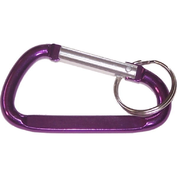 Carabiner with split key ring - Carabiner with split key ring - Image 3 of 10