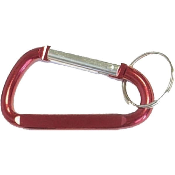 Carabiner with split key ring - Carabiner with split key ring - Image 2 of 10