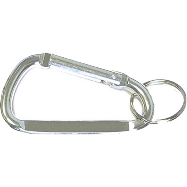 Carabiner with split key ring - Carabiner with split key ring - Image 1 of 8