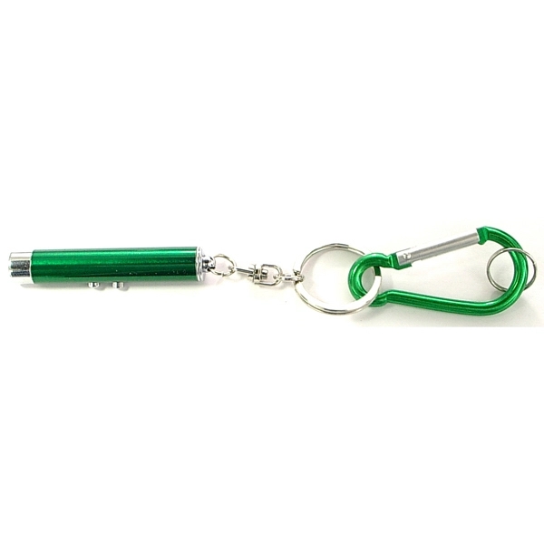 Dual function laser pointer and LED flashlight  keychain - Dual function laser pointer and LED flashlight  keychain - Image 3 of 5