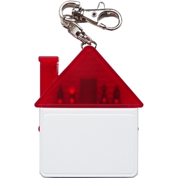 House shaped tool kit with 4 steel bits keychain - House shaped tool kit with 4 steel bits keychain - Image 1 of 2