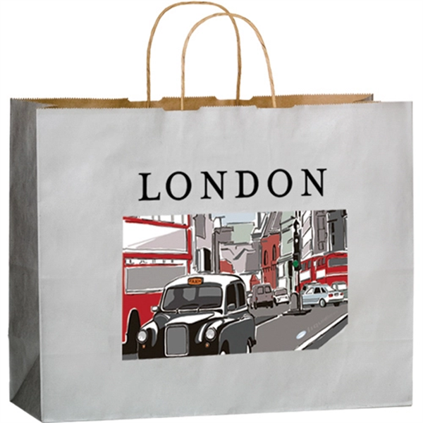 Matte Paper Shopper Bags in CMYK - Color Evolution - Matte Paper Shopper Bags in CMYK - Color Evolution - Image 0 of 16