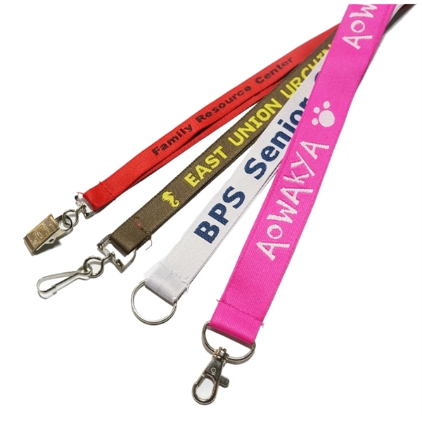 7 Day Rush Woven Lanyards w/ Custom Imprint Event - 7 Day Rush Woven Lanyards w/ Custom Imprint Event - Image 3 of 4