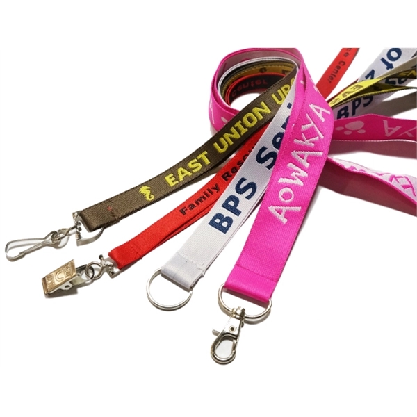 7 Day Rush Woven Lanyards w/ Custom Imprint Event - 7 Day Rush Woven Lanyards w/ Custom Imprint Event - Image 1 of 4