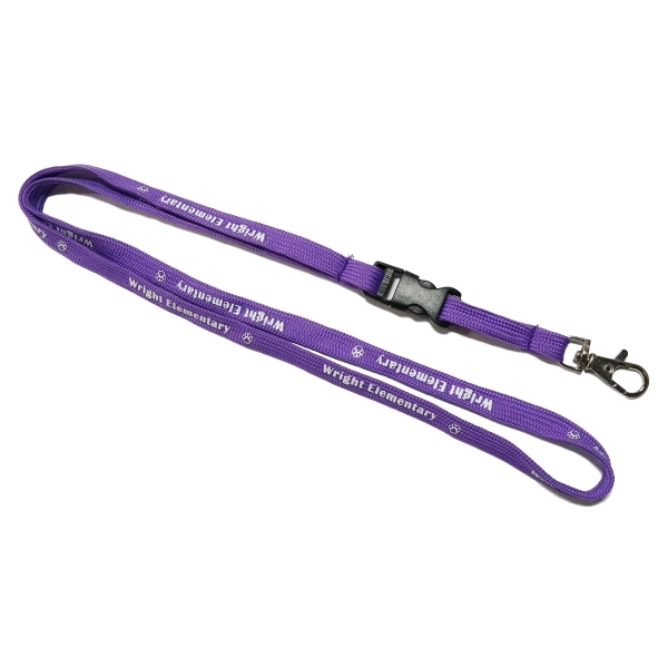 Quick Release Tube Lanyards w/ Detachable Buckle