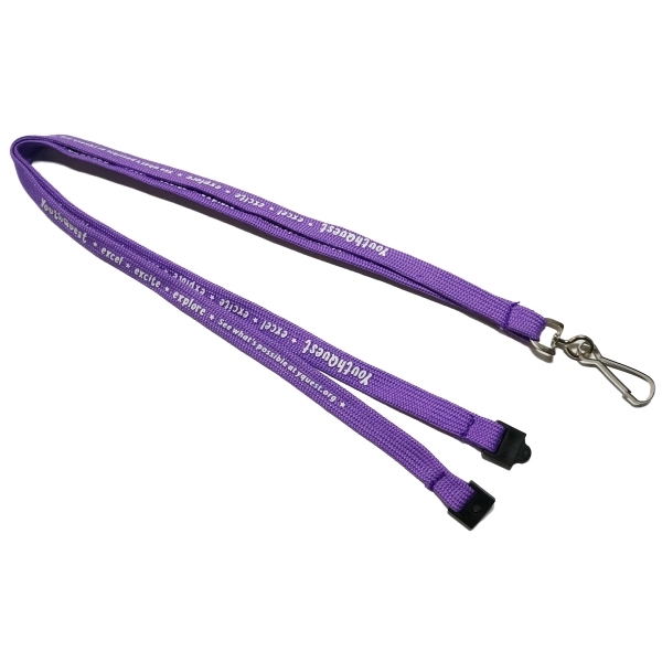 Tube Lanyards w/ Safety Breakaway Custom Tubular | Plum Grove