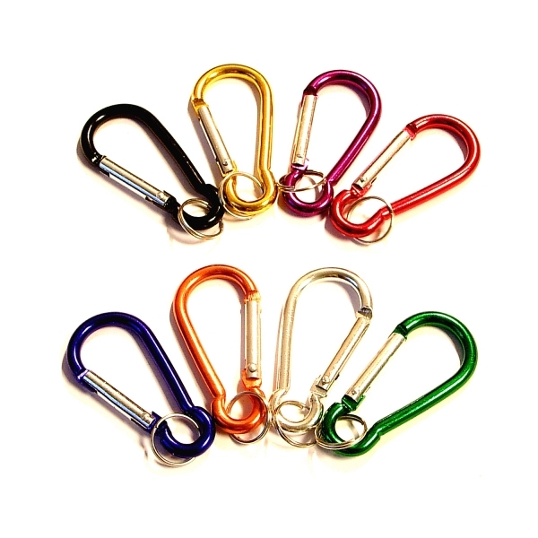 Carabiner with split key ring - Carabiner with split key ring - Image 0 of 0