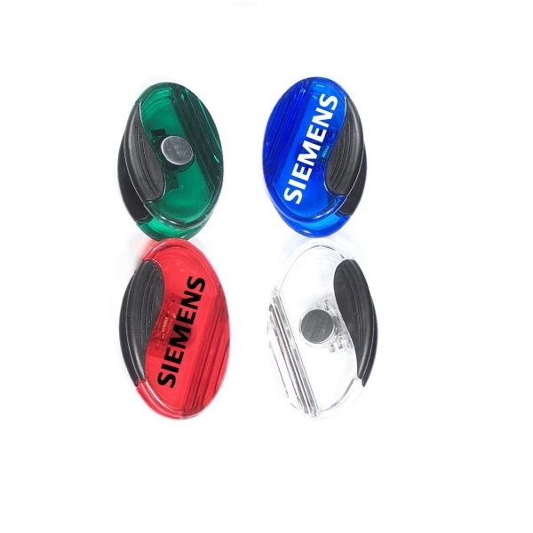 Jumbo size oval magnetic memo clip holder - Jumbo size oval magnetic memo clip holder - Image 0 of 6
