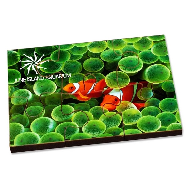 Ultra Vivid Recycled Wood Puzzle - Ultra Vivid Recycled Wood Puzzle - Image 2 of 3