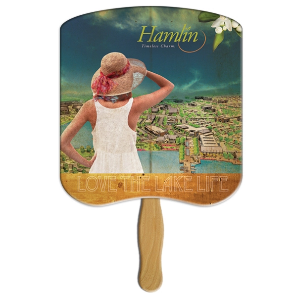 Bread Slice Hand Fan - Bread Slice Hand Fan - Image 0 of 1