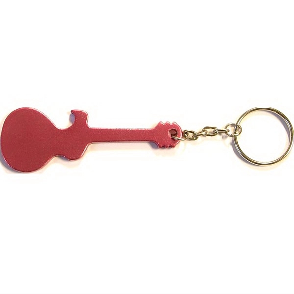 Guitar shape bottle opener keychain - Guitar shape bottle opener keychain - Image 1 of 9