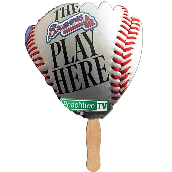 Glove Hand Fan Plum Grove