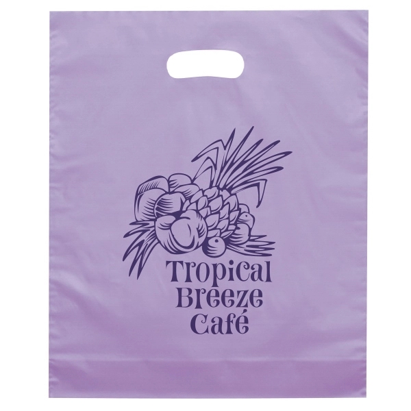 Orchid™- Frosted Die Cut Bag - Flexo Ink Print
