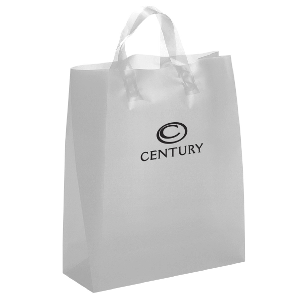 Hercules Frosted Brite Shopper - Flexo Ink Print