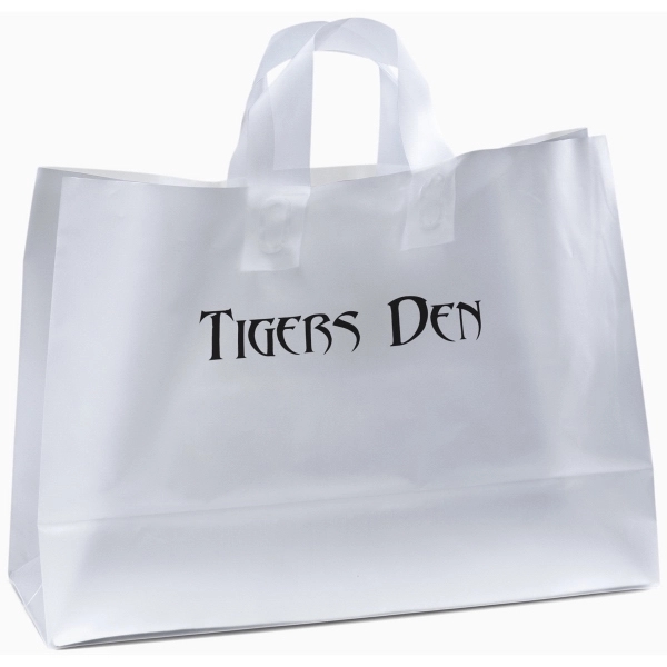Saturn Frosted Shopper - Flexo Ink Print