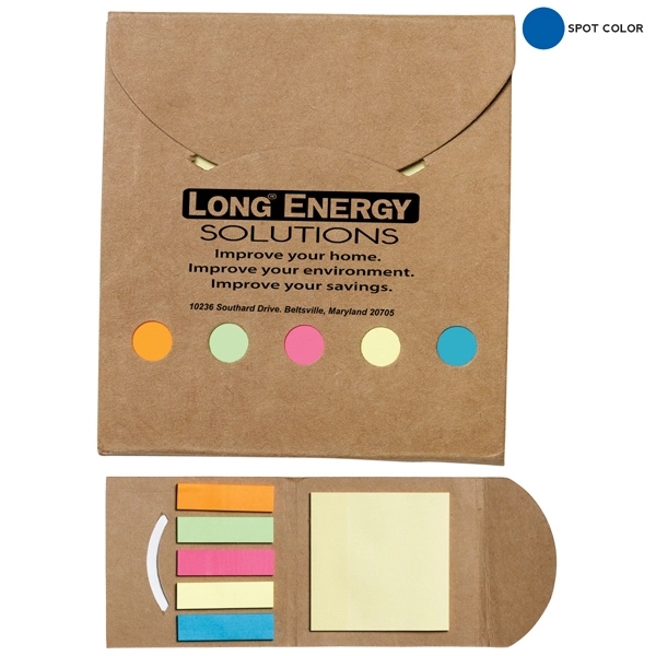 Custom Rocklin Sticky Notes and Flags Booklet