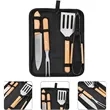 Quiet Timbers 4-Piece Campfire Grill Tool Set