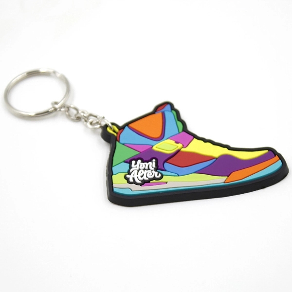 Custom Soft PVC Keychains/ Keyrings 2D
