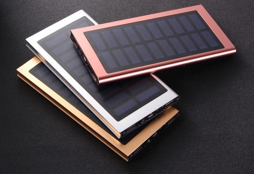 6000mAh Dual USB Solar Power Bank External Battery