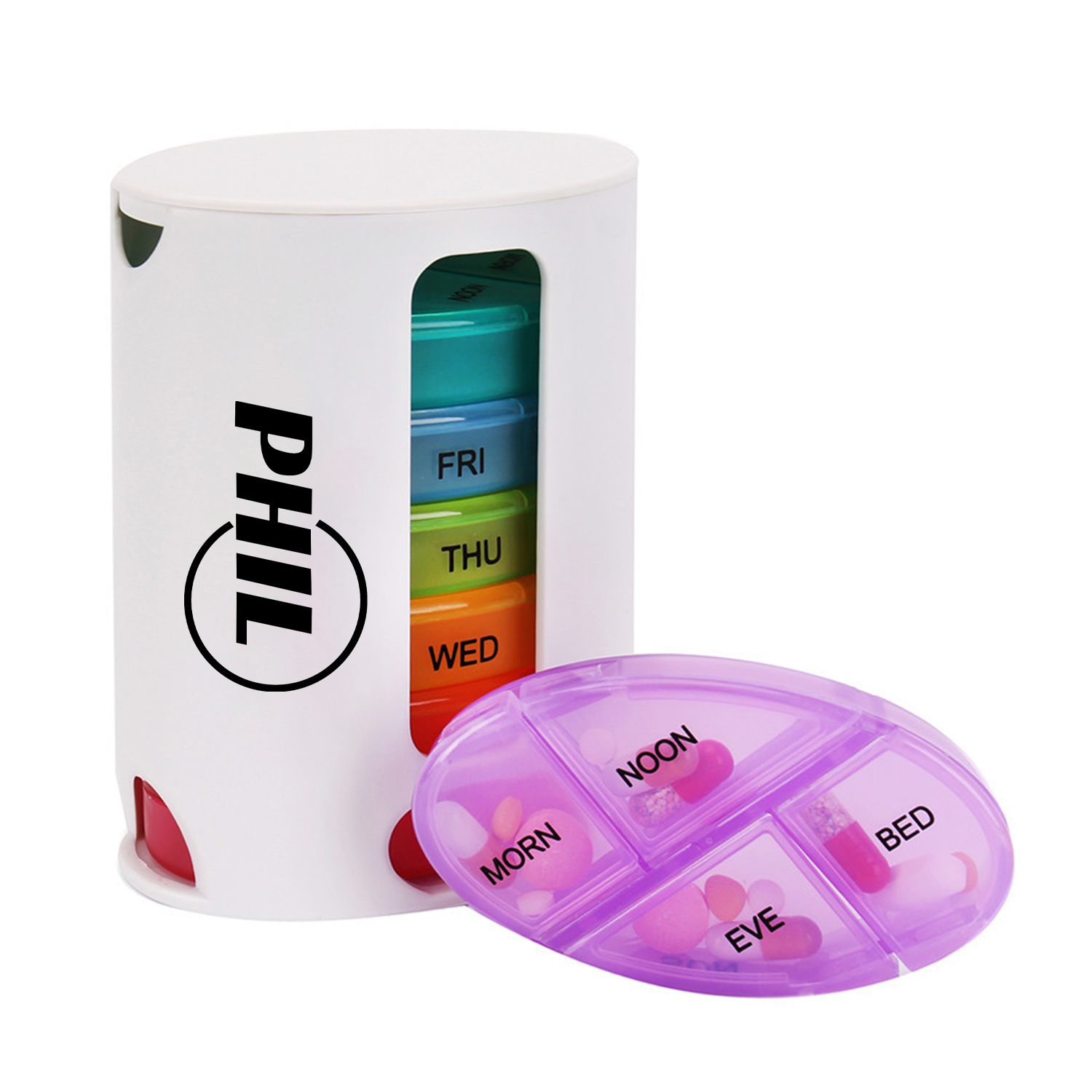 Stackable Weekly Pill Organizer 1