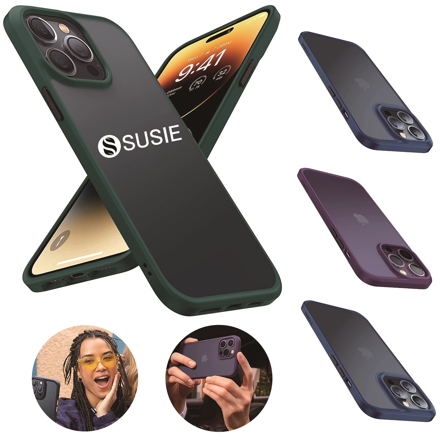 Silicone Translucent phone 14 Pro Case 2