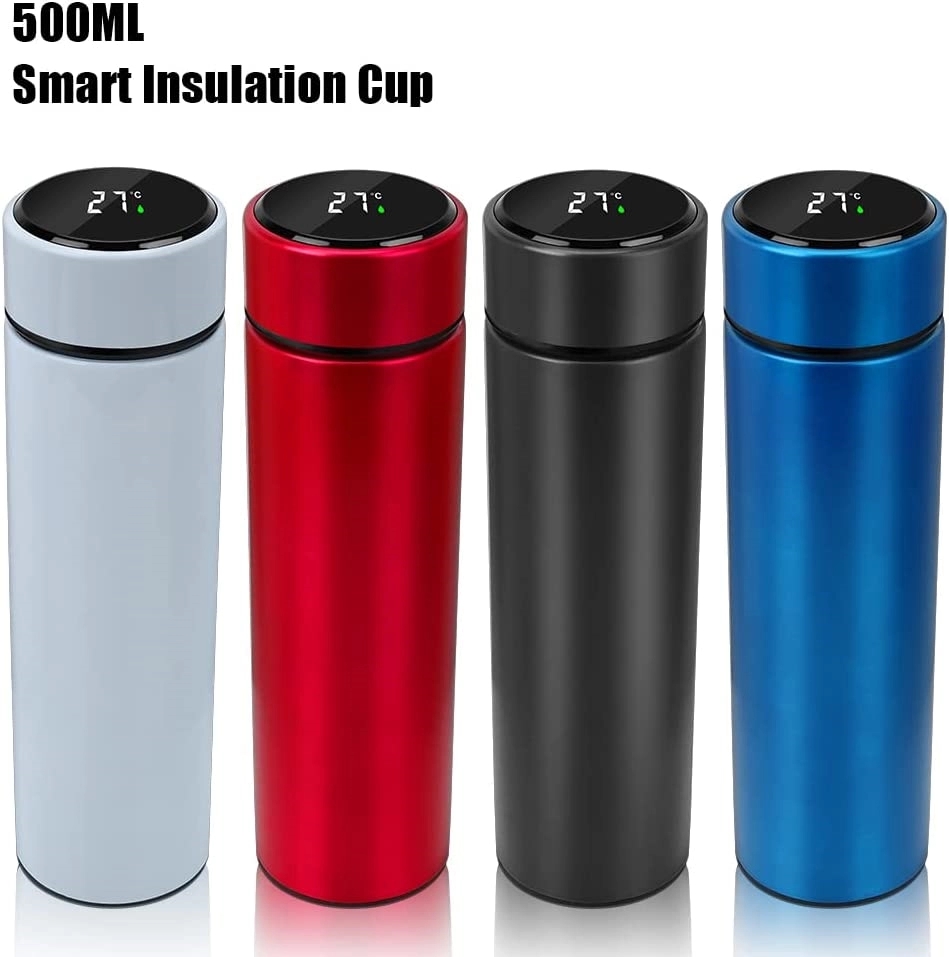 Stainless Steel Intelligent Temperature Measuring Vacuum Cup 2
