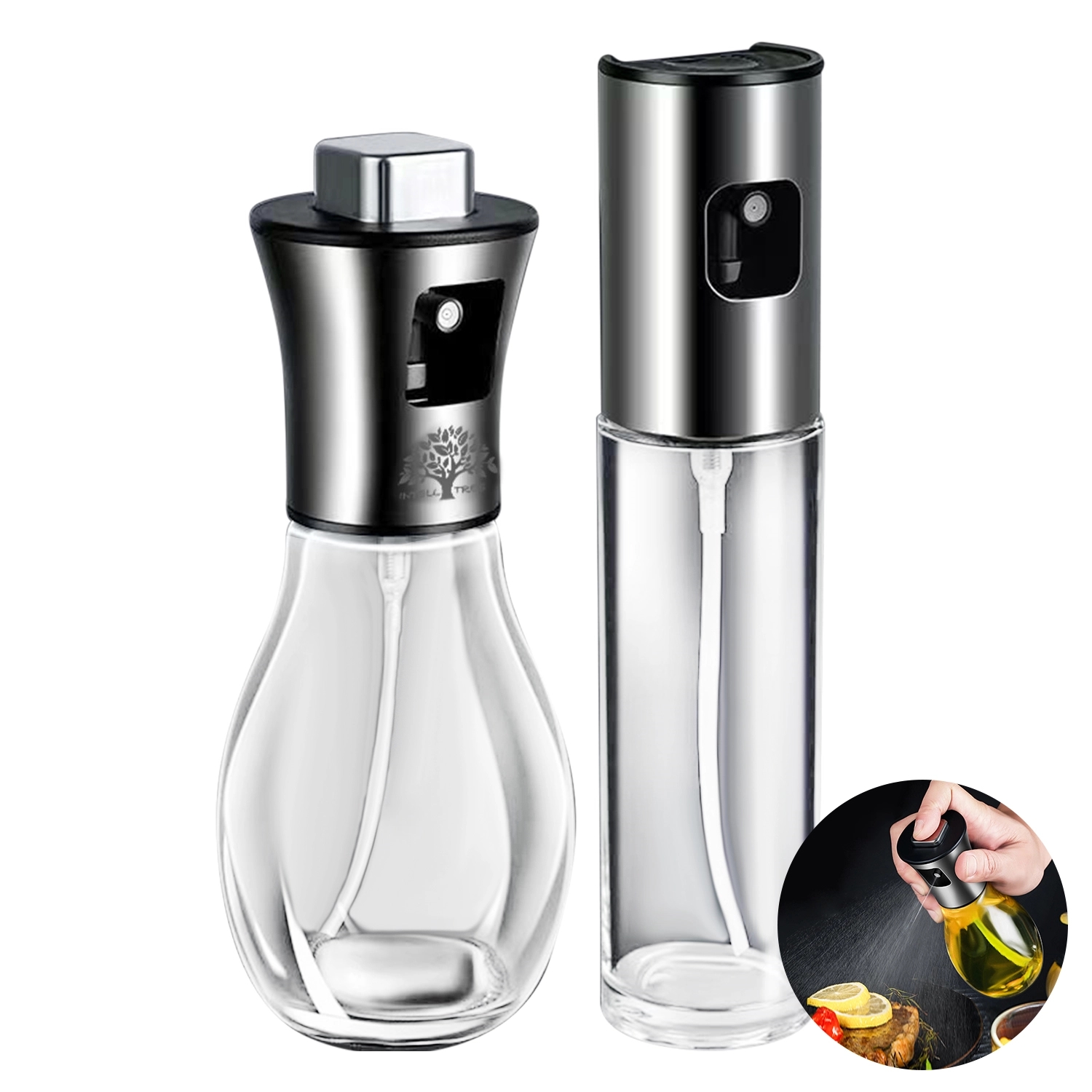 Olive Oil Sprayer For Cooking Air Fryer 6.75Oz/200Ml 2