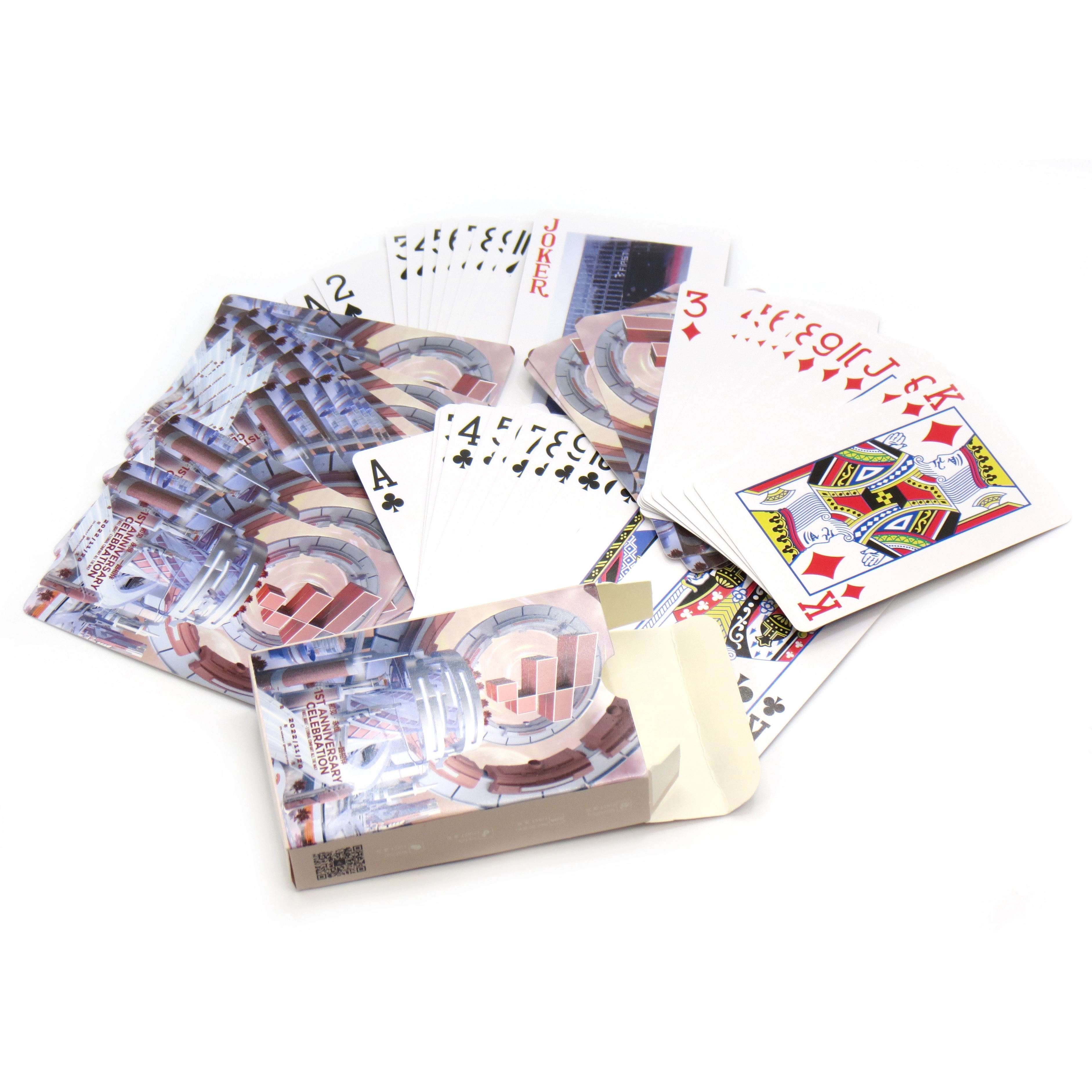 Custom Full Color Standard Index Paper Playing Cards	