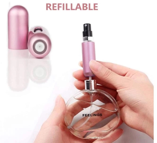 5 ML Capsule Shape Perfumes Spray Bottle	