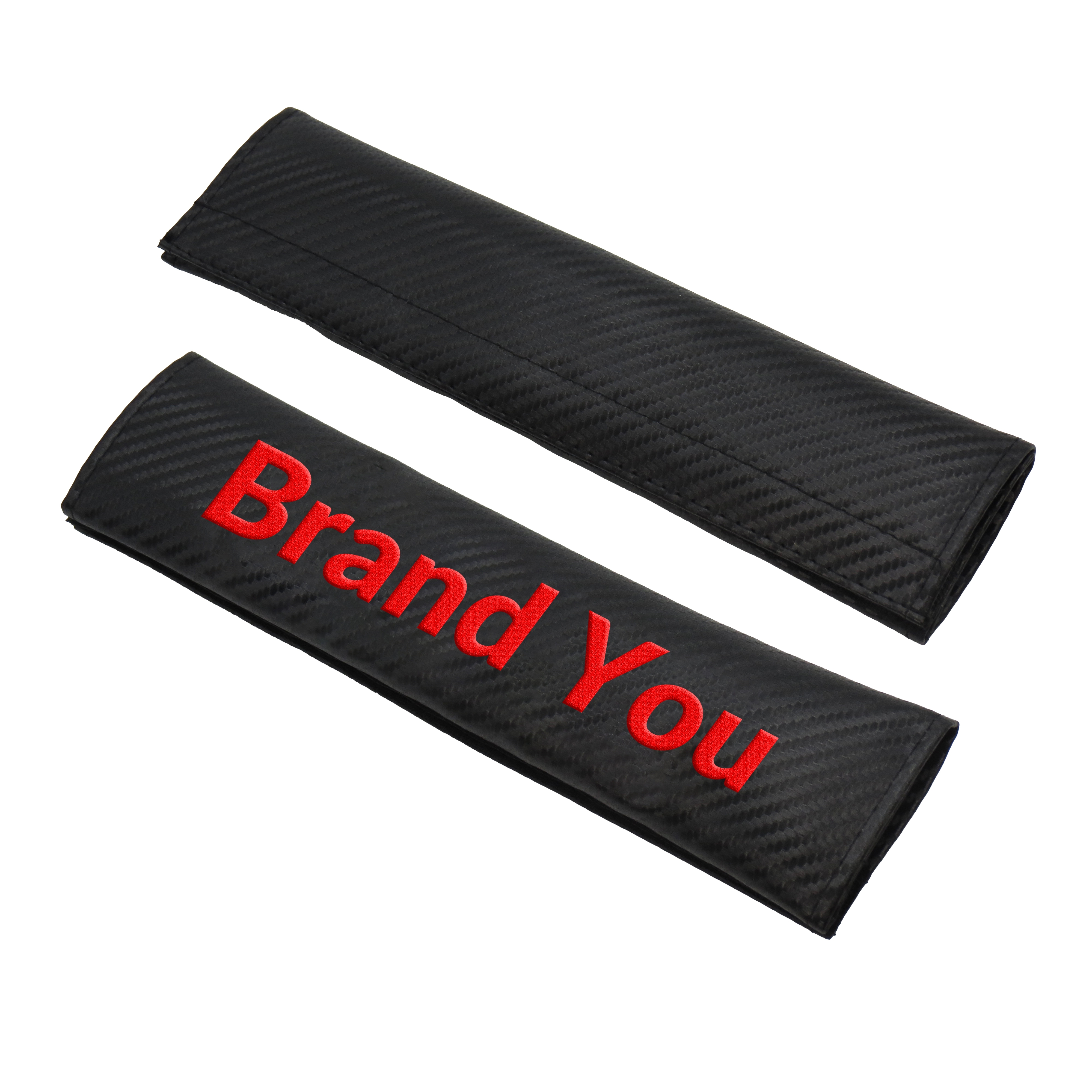 Carbon Fiber Pattern Seatbelt Cover Cushion	