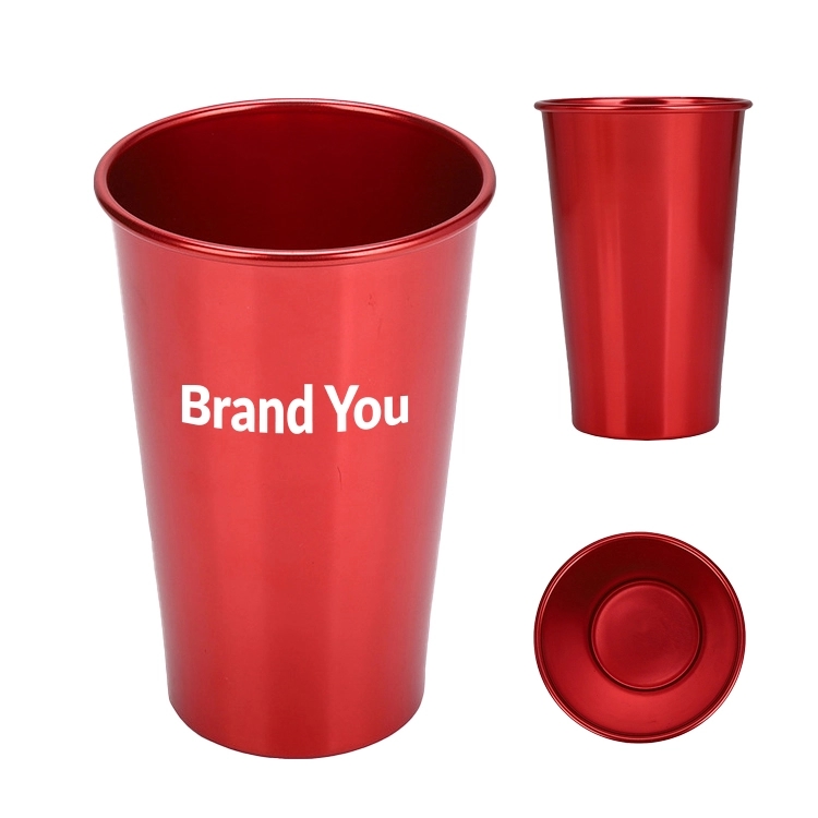 16 oz Aluminum Colored Tumblers	