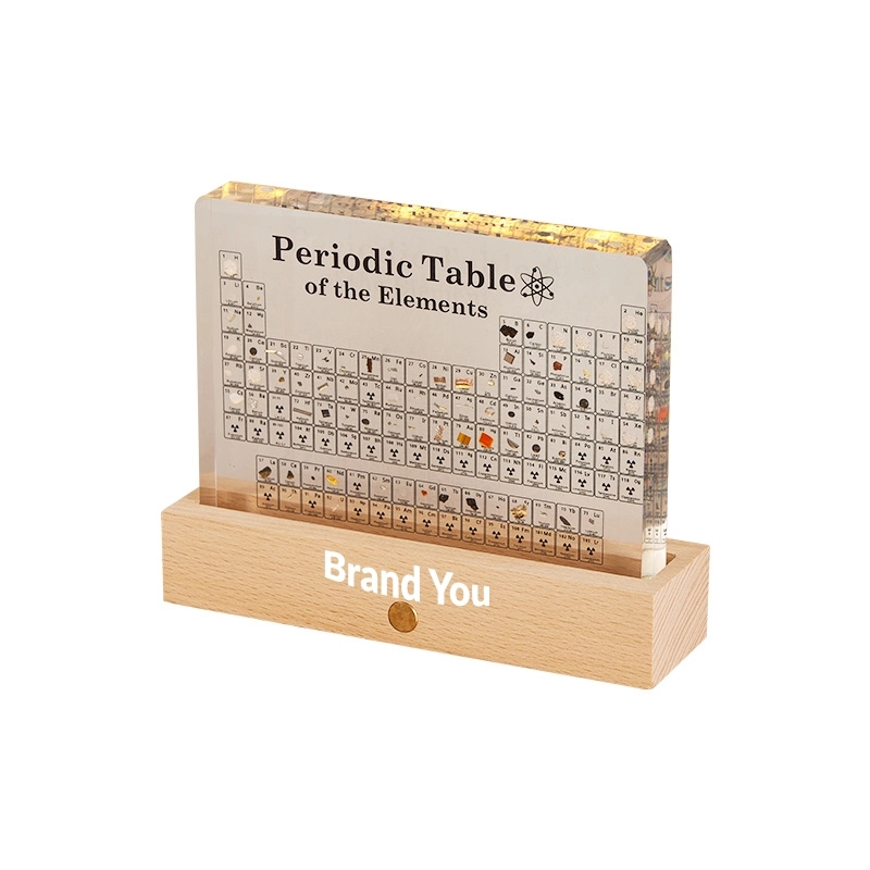 Acrylic Periodic Table of Elements w/ Stand	