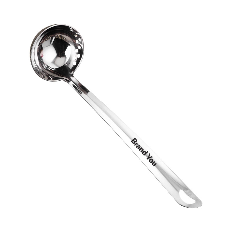 2 in 1 Stainless Steel Slotted Colander Spoon Ladle	