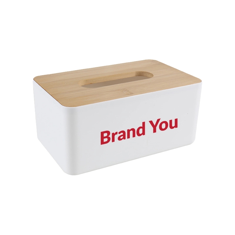 Rectangular Wooden Tissue Holder Dispenser	