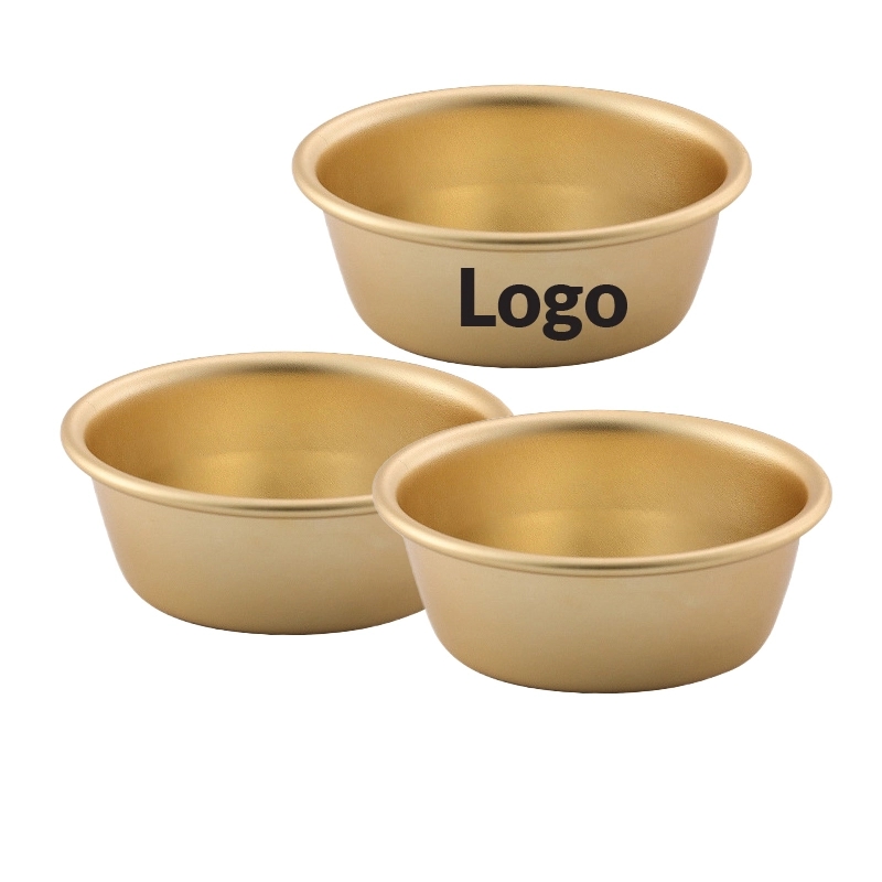 10 oz Gold Aluminum Wine Bowl	