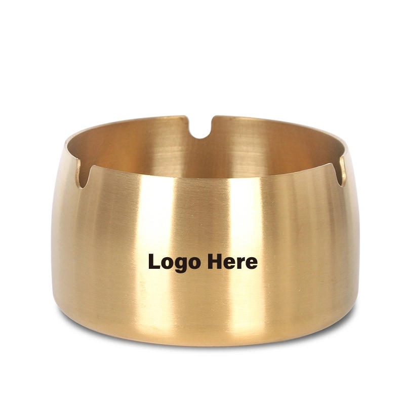 Stainless Steel Windproof Cigarettes Ashtray	