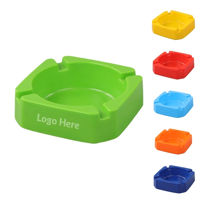 Square Melamine Ashtray	