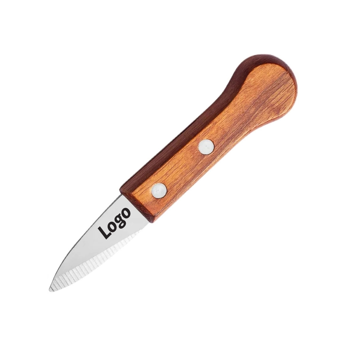 Wooden Handle Oyster Shucker Knife	