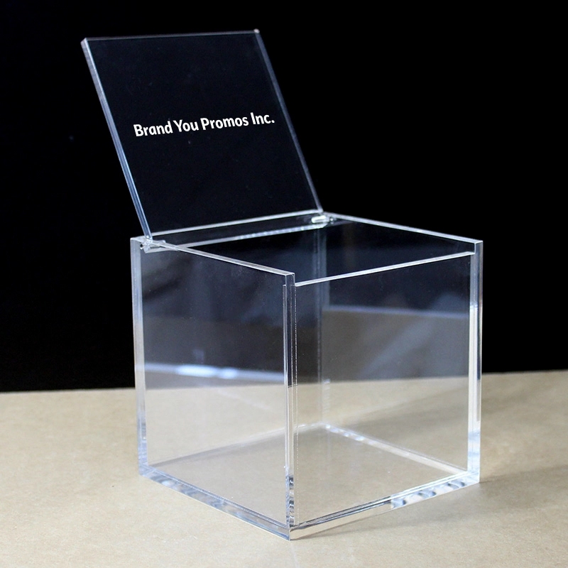 5 oz Clear Square Acrylic Organizer Storage Box	