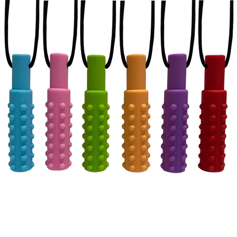 Silicone Baby Chewing Necklace Teether	