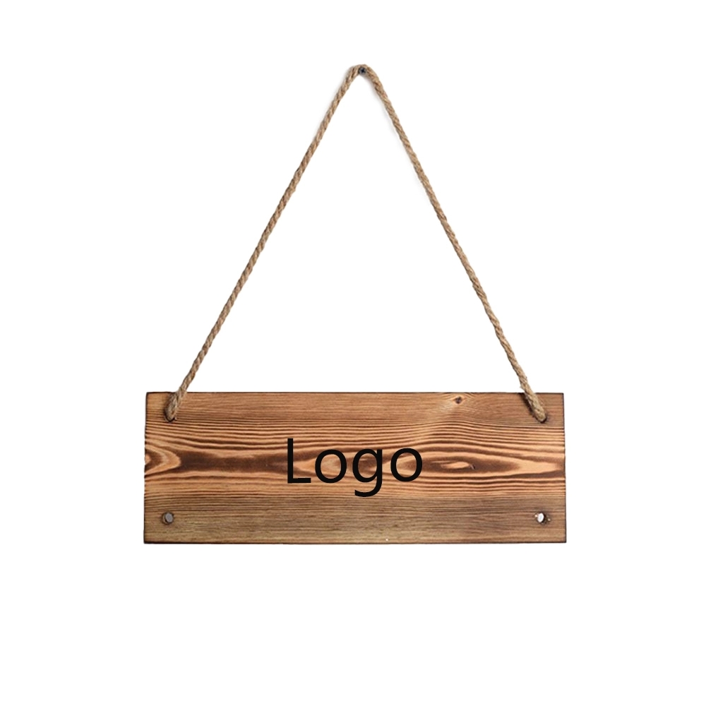 Wooden Hanging Sign	