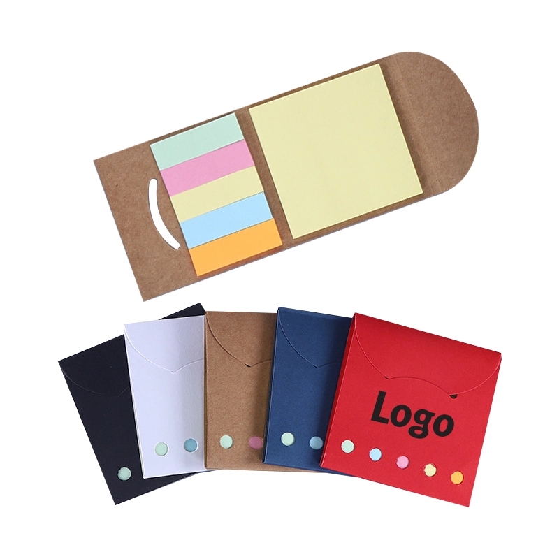 Sticky Note Flags Memopad in Pocket Case	