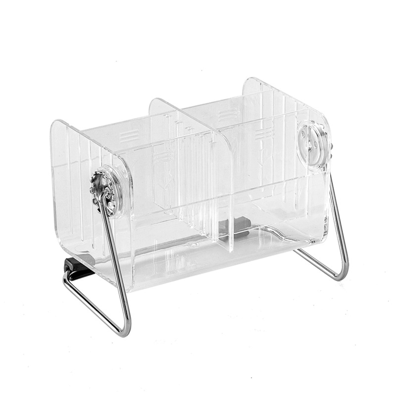 Rotatable Acrylic Pen Makeup Brush Holder	