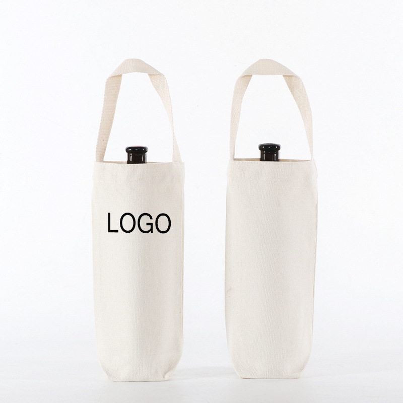 Canvas Wine Bag with Handle	