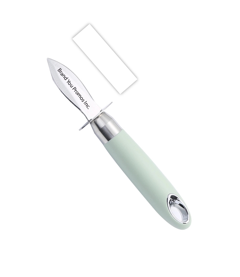 Stainless Steel Oyster Shucking Knife with Paper Sleeve	