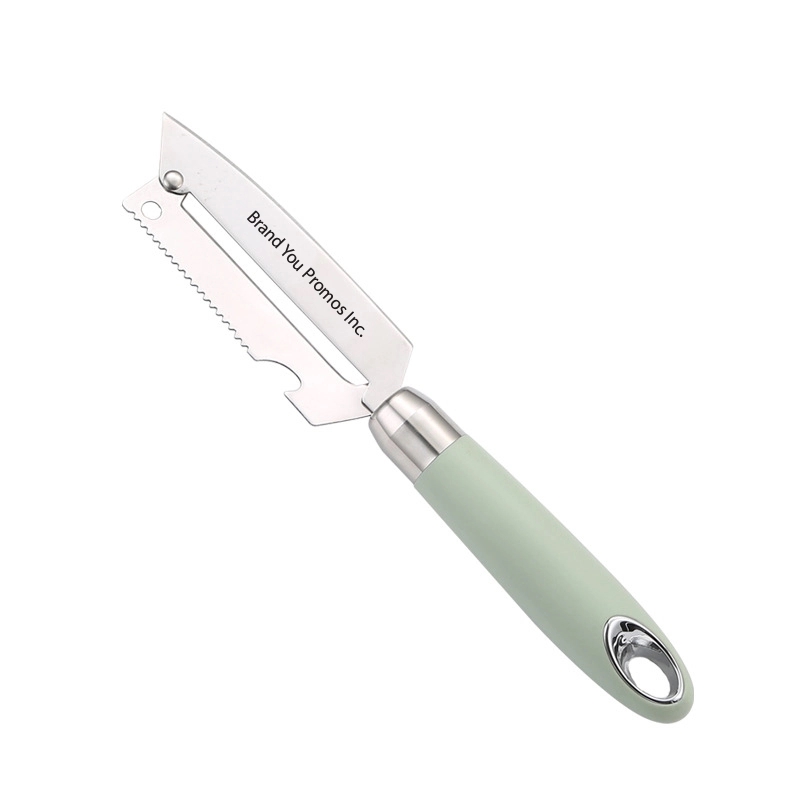 Stainless Steel Multifunctional Peeler w/ Saw-Toothed Blade	