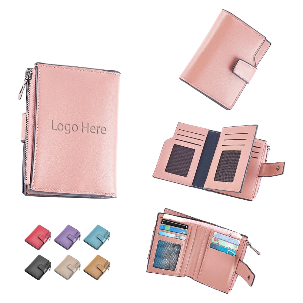 Foldable Minimalist Fashionable Compact Women's Wallet	