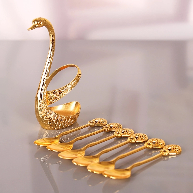 Swan-Shaped Cutlery Stand	