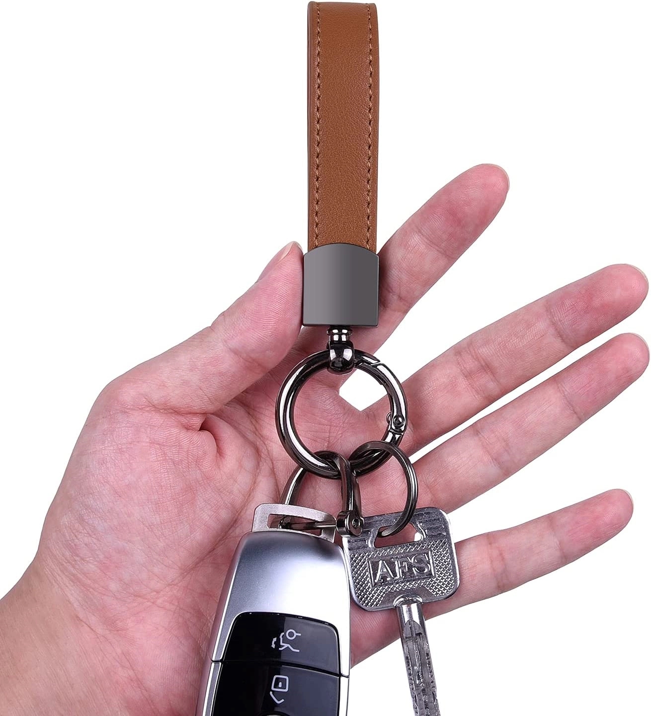 Genuine Leather Keychain	